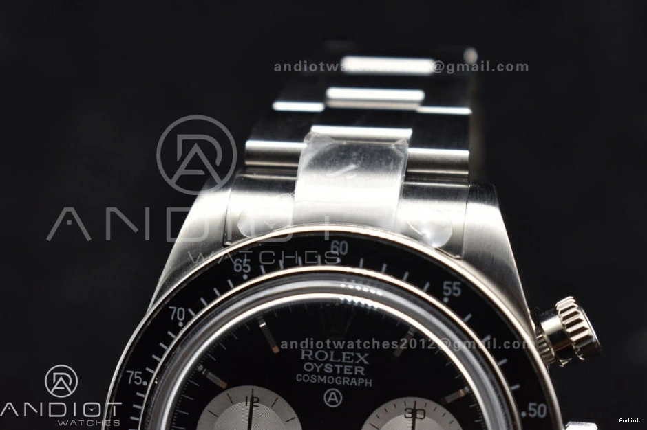 on Best Edition A7750 ADGF SS SS Bracelet Dial White Daytona Black 1122